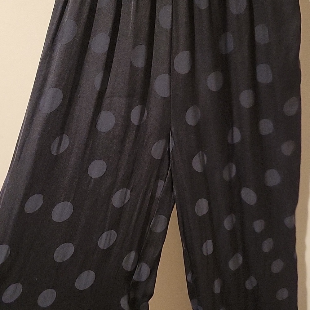 ❤️ MADEWELL WRAP FRONT SMOCK-WAIST JUMPSUIT IN SATIN DOT JACQUARD, XXS - Picture 8 of 13